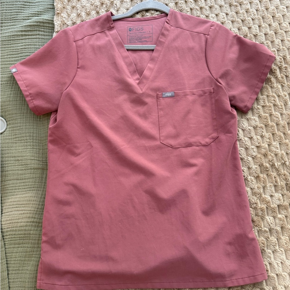 Figs Muave Catarina One-Pocket Scrub Top